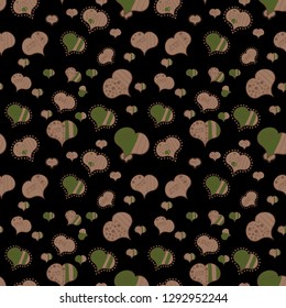 Seamless vector love background. Valentine heart love seamless pattern with heart. Heart pattern.