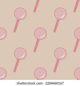 Seamless vector magnifier tool pattern. Stylish office item background for fabric, textile, cover etc.