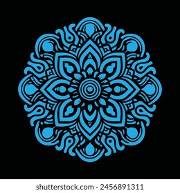 Seamless vector mandala pattern design for background