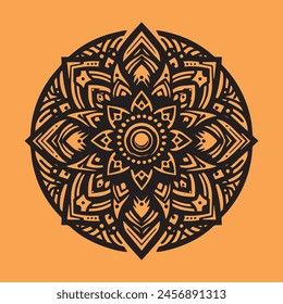 Seamless vector mandala pattern design for background