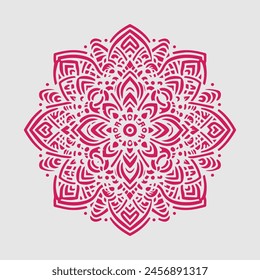 Seamless vector mandala pattern design for background