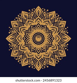 Seamless vector mandala pattern design for background