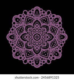 Seamless vector mandala pattern design for background