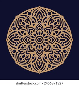 Seamless vector mandala pattern design for background