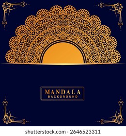 Seamless vector mandala pattern design for background