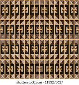 Seamless vector meander pattern. Fashion textile print with greek design. Greece fabric background.