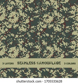 Patrón de camuflaje militar vectorial transparente