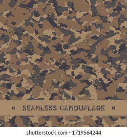 Patrón de camuflaje militar vectorial transparente