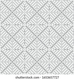 Seamless vector models. Abstract point textured background with diamond, dotted line, angular shapes. Modern minimum texture. Graphic element of design.