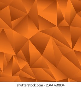 Nahtlose Vektorgrafik eines modernen abstrakten polygonalen Formendesigns, Dreieck-Mosaik-Vorlage.