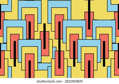 Fondo de tejido moderno vectorial sin inconvenientes