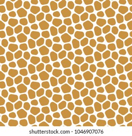 Seamless Vector Mosaic Pattern. Irregular cells background. Voronoi texture.