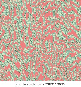 seamless vector multi color abstract pattern on green background