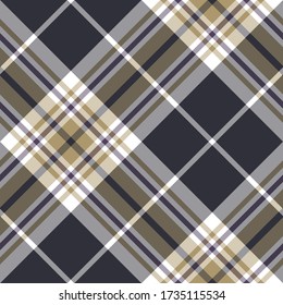 Patrón tartán de pañuelos multicolor vectorial sin foco. Colocar fondo. Diseño de moda clásico, patrón ornamentado. Para tela, textil, envoltura, cubierta, etc.