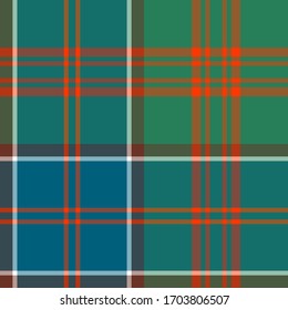 Seamless vector multicolor tartan pattern. Plaid background. Classic fashion wool pattern. For fabric, textile, wrapping, cover etc.