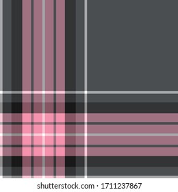 Seamless vector multicolor tartan pattern. Plaid background. Classic fashion ornate pattern. For fabric, textile, wrapping, cover etc.