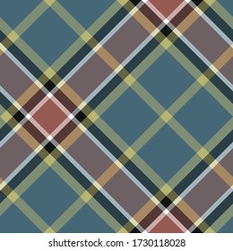 Patrón de tartán color turquesa vectorial sin foco. Colocar fondo. Patrón clásico de lana de moda. Para diseño, tela, textil, envoltura, cubierta, etc.