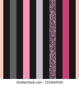 Seamless vector of multicolored geometric shapes. Romantic background