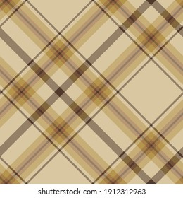 Vector sin foco de otro patrón tartán amarillo. Colocar fondo. Patrón clásico de lana de moda. Para diseño, tela, textil, envoltura, cubierta, etc.