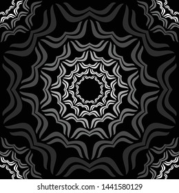 Seamless vector optical illusion pattern