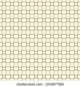 Seamless vector ornament in arabian style. Geometric abstract background. Grill with golden pattern for wallpapers and backgrounds
