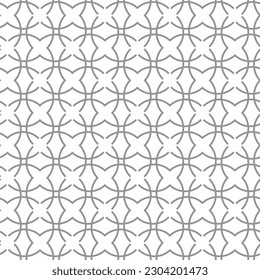 Seamless vector ornament in arabian style. Geometric abstract background. Grill with silver pattern for wallpapers and backgrounds