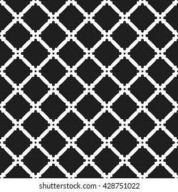 Seamless vector ornament in arabian style. Pattern for wallpapers and backgrounds. Black and white pattern with diagonal elements