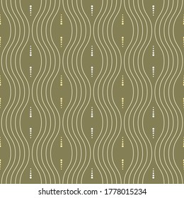 Nahtlose Vektorschmuck. Moderner Hintergrund. Geometrisches, modernes goldenes Muster