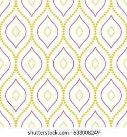 Seamless vector ornament. Modern background. Geometric modern colored pattern