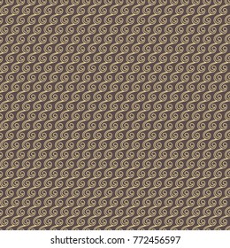 Seamless vector ornament. Modern background. Geometric modern golden pattern