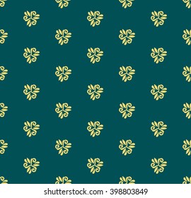 Seamless vector ornament. Modern geometric pattern with repeating elements
