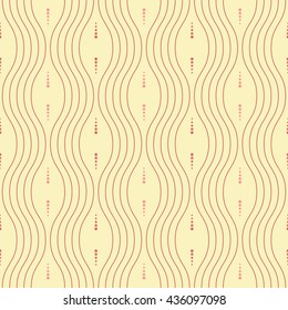 Seamless vector ornament. Modern geometric colored pattern with repeating elements