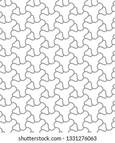 Seamless vector ornament. Modern light background. Geometric modern pattern