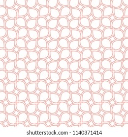 Seamless vector ornament. Modern pink background. Geometric modern pattern