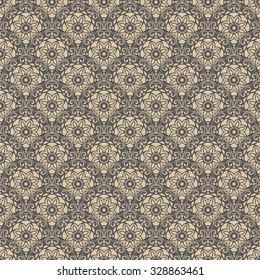 Seamless vector ornament. Modern stylish geometric pattern with repeating elements