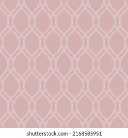 Seamless vector ornament. Modern wavy background. Geometric modern purple and white wavy pattern