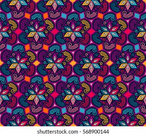 Seamless vector ornament texture.