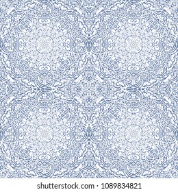 Seamless vector ornamental background