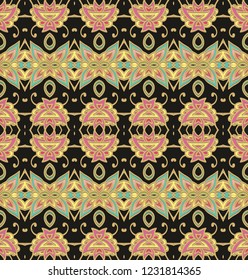 Seamless vector ornamental background