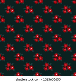 Seamless vector ornamental floral pattern. Background for printing on paper, wallpaper, covers, textiles, fabrics, for decoration, decoupage, scrapbooking and other