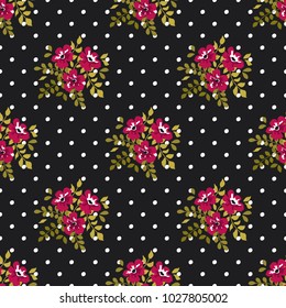 Upholstery Flowers Fabric Stock Vectors Images Vector Art