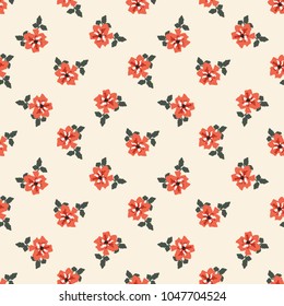 Seamless vector ornamental floral pattern. Background for printing on paper, wallpaper, covers, textiles, fabrics, for decoration, decoupage, scrapbooking and other