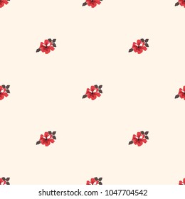 Seamless vector ornamental floral pattern. Background for printing on paper, wallpaper, covers, textiles, fabrics, for decoration, decoupage, scrapbooking and other