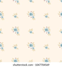 Seamless vector ornamental floral pattern. Background for printing on paper, wallpaper, covers, textiles, fabrics, for decoration, decoupage, scrapbooking and other