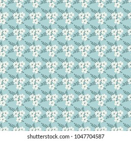 Seamless vector ornamental floral pattern. Background for printing on paper, wallpaper, covers, textiles, fabrics, for decoration, decoupage, scrapbooking and other