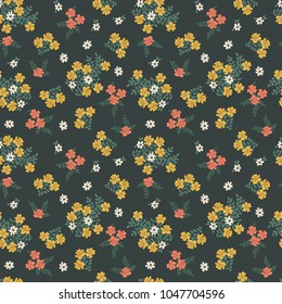 Trazado floral ornamental vectorial inoxidable. Antecedentes para la impresión en papel, papel pintado, cubiertas, textiles, tejidos, para la decoración, la descomposición, la desguace y otros