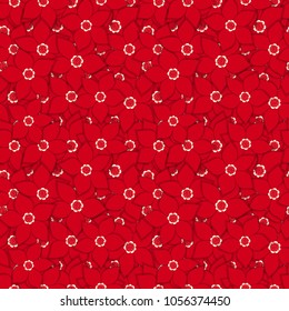 Seamless vector ornamental floral pattern. Background for printing on paper, wallpaper, covers, textiles, fabrics, for decoration, and other