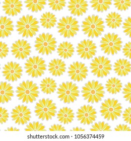Seamless vector ornamental floral pattern. Background for printing on paper, wallpaper, covers, textiles, fabrics, for decoration, and other