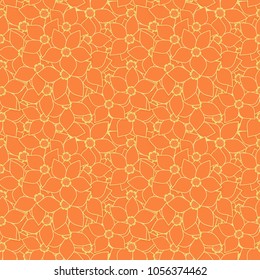 Seamless vector ornamental floral pattern. Background for printing on paper, wallpaper, covers, textiles, fabrics, for decoration, and other