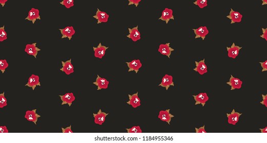 Seamless vector ornamental floral pattern. Background for printing on paper, wallpaper, covers, textiles, fabrics, for decoration, decoupage, scrapbooking and other